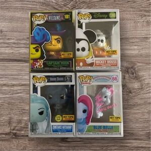 Funko Pop Exclusive Vinyl Figures Set